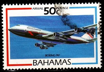 Bahamas [1987] MiNr 0652 ( O/ used ) Flugzeuge