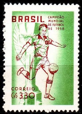 Brasilien BRAZIL [1959] MiNr 0952 ( * */ mnh ) Fussball
