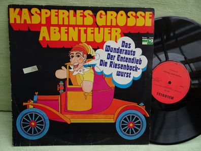 LP Melodisc 33118 Kasperles grosse Abenteuer Wunderauto Frank Straass Hörspiel