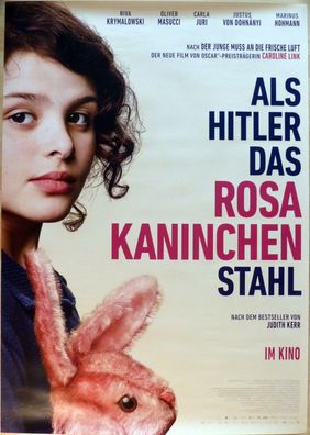 Als Hitler das rosa Kaninchen stahl - Orig Kinoplakat A0 -Oliver Masuccci -Filmposter