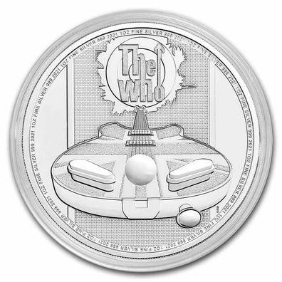 Royal Mint The Who 2021 Music Legends Musik Legenden 1 oz 999 Silbermünze