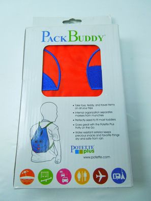 Pack Buddy einfacher Rucksack rot Kinder Baby Sport Kindergarten Reisen Unterweg