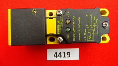 TURCK Kapazitiver Näherungsschalter Combiprox BC20-CP40-VP4X2 10-65 VDC 200mA