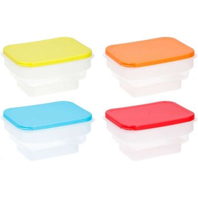 faltbare Frischhaltebox Brotdose Brotbox Lunchbox Pausenbox Box Dose Vesperdose