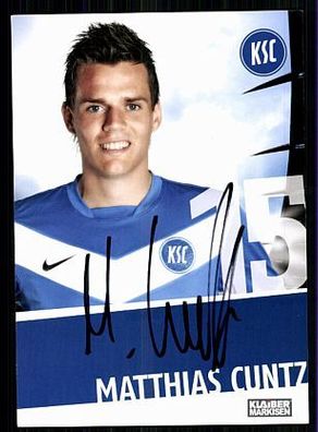 Matthias Cuntz Karlsruher SC Autogrammkarte Original Signiert + A 87936