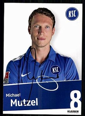 Michael Mutzel Karlsruher SC Autogrammkarte Original Signiert + A 87937