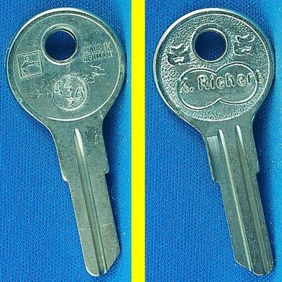 Schlüsselrohling Börkey 446 1/2 für Cole-Hersee Profil EL, Yale / Amer. Fahrzeuge +