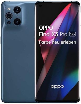 OPPO Find X3 Pro 5G, 256 GB, Blue (blau), NEU, OVP, Garantie