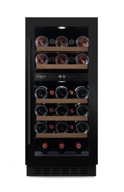 mQuvée Weinkühlschrank Weinkühlgerät WineCave 40AB Anthracite Black