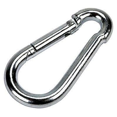 Metall Karabiner 60mm lang Karabinerhaken 6cm Haken 60x30x6 Staffelpreise