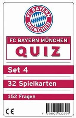 Teepe Verlag 22596926 - FC Bayern München »Quiz Set 4« Fußball Verein Fragen