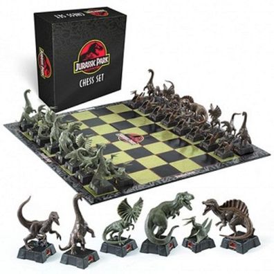Jurassic Park Schach Set Brettspiel Gesellschaftsspiel Chess Set Dinosaurier NEU