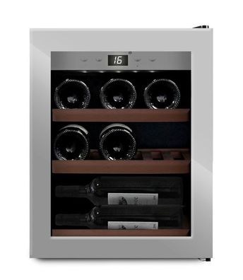 mQuvée Weinkühlschrank Weinkühlgerät WineExpert 12 Stainless
