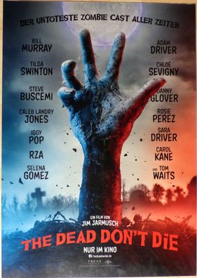 The Dead Don´t Die - Original Kinoplakat A1 - Jim Jarmusch - Filmposter