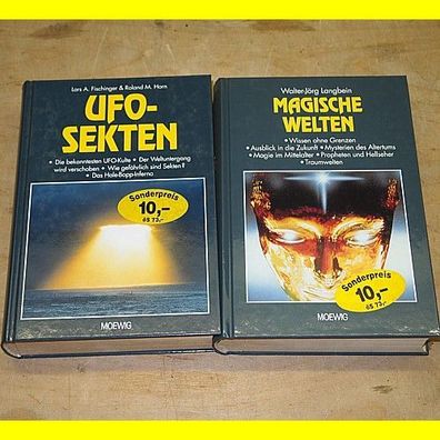Magische Welten + UFO-Sekten / 2 Bücher zu anderen Wirklichkeit ?
