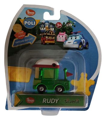 Silverlit Robocar Poli 83259 Rudy, Auto, Grüner Pickup Spielzeugauto für Kinder