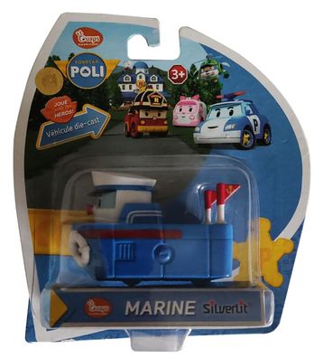 Silverlit Robocar Poli 83259 Marine, Auto, Blaues Boot, Spielzeugschiff für Kind