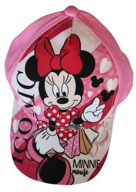 Kinder Kappe Disney Minnie Maus "Iconic Minnie Mouse" für Mädchen, Gr.54 pink