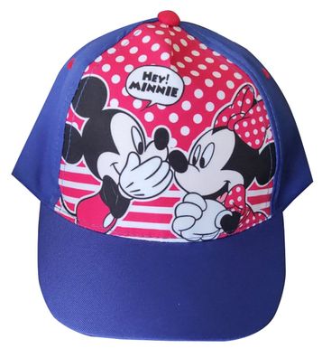 Disney Mickey & Minnie Maus Schirmmütze Kappe Base Cape "Hey Minnie" für Kinder