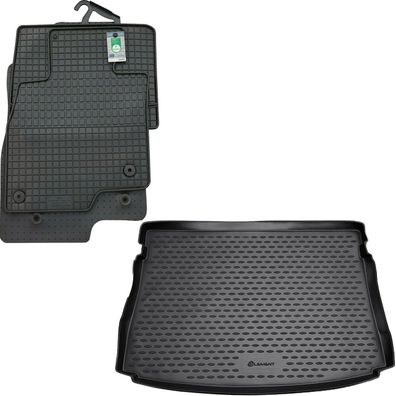 PETEX Gummimatten + Kofferraum-Schalenmatte schwarz für Mazda 6 Kombi ab 11/2012