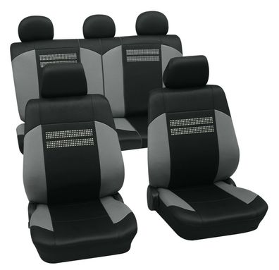 airbagtauglich* PETEX Universal Sitzbezug Set "Malta" für Dacia SAB-2 Vario+ 