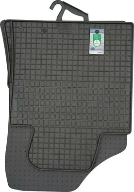 PETEX Gummimatte 4-teilig schwarz für Kia Ceed SW ab 09/2012 Passform Fußmatten