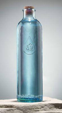 OM Water Wasserflasche BLUME DES LEBENS 1,2 L Sportflasche Getränkeflasche
