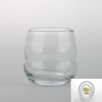 6er Gläser Set MYTHOS Lebensbaum 0,25 L Glas Becher Vitalisierung Yggdrasil