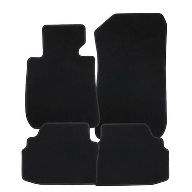 Fußmatten für Opel Insignia in Velours Deluxe schwarz mit Befestigungen