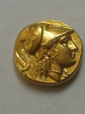 Original AV Gold Stater Makedonien Alexander der Grosse 336-323 v. Chr. - Prachtvoll