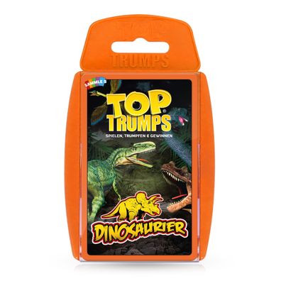Top Trumps Dinosaurier Quartett Kartenspiel Reisespiel