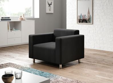 FURNIX 1-Sitzer Lukka eleganter Wohnzimmer-Sessel B86 x H78 x T70 cm MA 1100