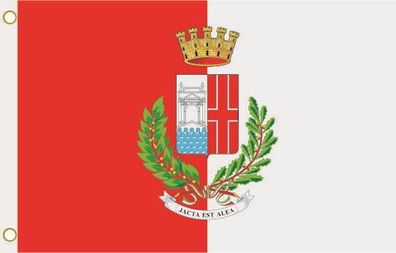 Fahne Flagge Rimini (Italien) Hissflagge 90 x 150 cm