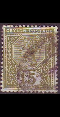 CEYLON SRI LANKA [1886] MiNr 0096 ( O/ used )