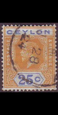 CEYLON SRI LANKA [1921] MiNr 0198 ( O/ used )