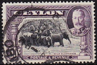 CEYLON SRI LANKA [1935] MiNr 0225 ( O/ used ) Tiere