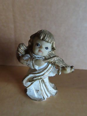 Figur Engel klein mit Geige ca. 5 cm hoch