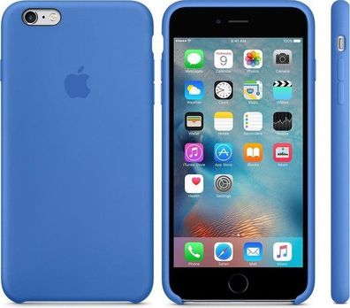 Original Apple iPhone 6 Plus / 6S Plus Silikon Case MM6E2ZM/ A Royal Blue