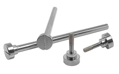 Casio Bandschrauben Set | SCREW 4 Teilig | 34,6mm silbern für GD-400