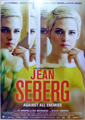 Jean Seberg - Against all Enemies - Orig. Kinoplakat A1 - Kristen Stewart -Filmposter