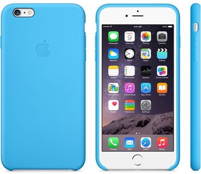Original Apple iPhone 6 Plus / 6S Plus Silikon Case MGRH2ZM/ A Blue
