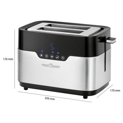 ProfiCook 2-Scheiben Toaster inox Sensor Touch PC-TA 1170