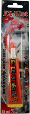 Eulenspiegel FX Blut schnell trocknend 18 ml Tube Theaterblut, Filmblut, Blutgel