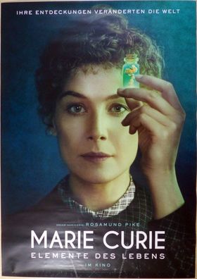 Marie Curie - Elemente des Lebens - Original Kinoplakat A0 -Rosamund Pike- Filmposter