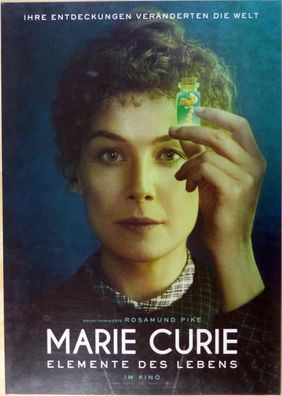 Marie Curie - Elemente des Lebens - Original Kinoplakat A1 -Rosamund Pike- Filmposter