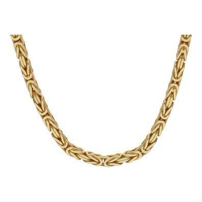 JuwelmaLux Königskette Sterling Silber goldplattiert 10 Mikron (10/1000 mm) JL39-0...