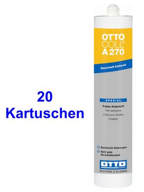 Ottocoll® A270 20 x 310 ml Der Folien-Klebstoff Für Dampfbremse, Dampfsperre