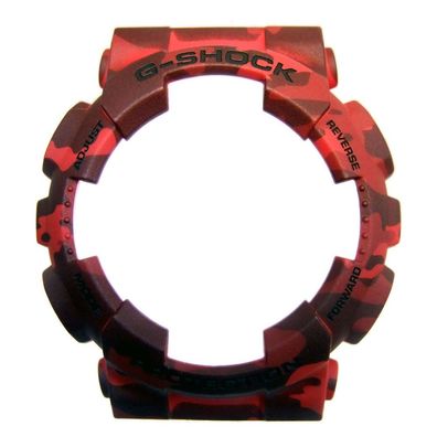 Lünette Bezel Casio G-Shock camouflage-rot GA-100CM GA-120CM 10466418