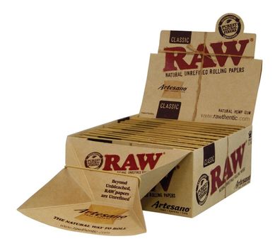 RAW Artesano Classic King Size Papers + Tips + Tray integriert NEU!