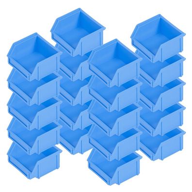 20x Sichtbox "CLASSIC“ FB 6, LxBxH 95/65x100x50 mm, Inhalt 0,3 Liter, blau